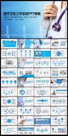 医院医疗卫生工作业绩报告PPT