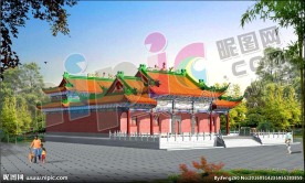 祠堂效果图