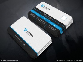 商业服务名片模板