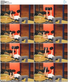 健身房健身举重