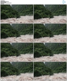 洪水山洪安第斯山脉