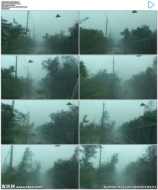 在暴风雨中开车