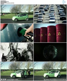 汽车燃料水污染环保宣传片头