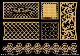 镂空雕花