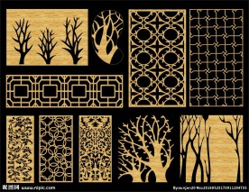 镂空雕花