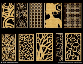 镂空雕花