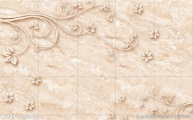 优雅花卉背景墙