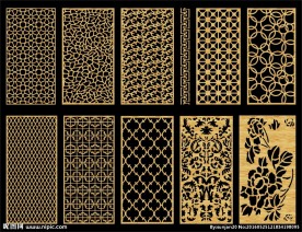 镂空雕花
