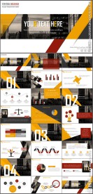 欧美都市杂志风PPT模板