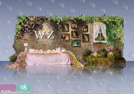 花园主题签到台