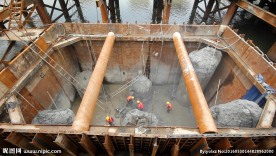 中铁劳务工群安员桩基土石方开挖