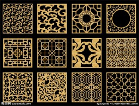 镂空雕花
