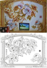 满堂金玉 牡丹花