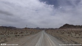 中铁高原便道行车高原戈壁滩实拍