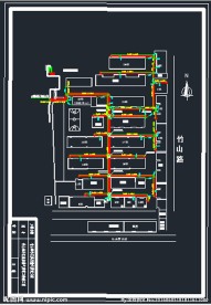 竹山路小区低压燃气管道竣工图