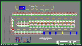 新余市沃尔玛停车场交通平面图
