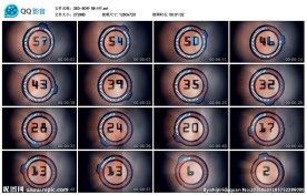 60秒倒计时婚礼晚会开场背景