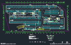 新余市幸福世家地下车库车位图