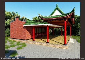 寺庙建筑效果