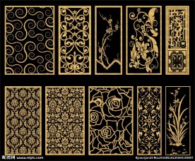 镂空雕花