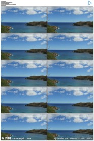 4K碧海蓝天海湾