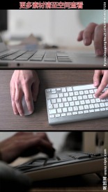 敲键盘打字操作鼠标工作实拍视频