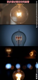 白炽灯泡明暗闪烁高清实拍视频素