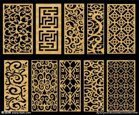 镂空雕花