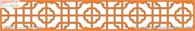 花格屏风镂空通花窗格矢量线条图