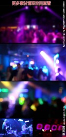 歌会现场人群狂欢虚焦视频素材