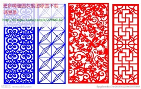 窗户通花 窗口通花 洋花通花