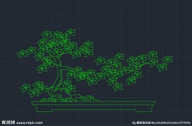 盆栽cad