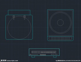 电磁炉 cad