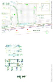学校大门建筑CAD图纸