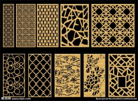 镂空雕花
