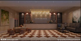 足浴大厅效果图