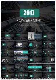 2017工作总结工作汇报PPT