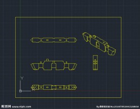 明清家具 榫卯结构 cad