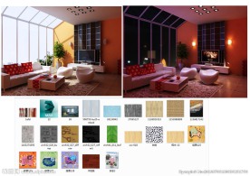 日景夜景效果图