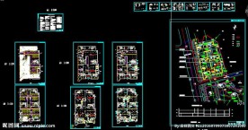 小区人防施工图建筑