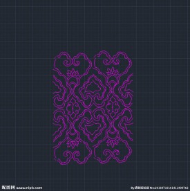 地毯图案  cad