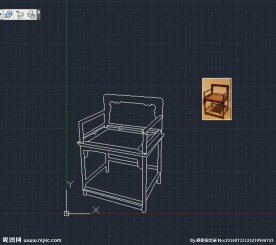 明清家具 玫瑰椅子 cad
