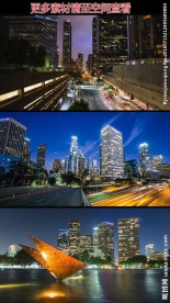 城市夜间车流实拍视频素材