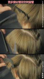 剪头发特写高清实拍视频素材