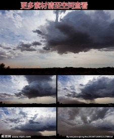 风云沙暴高清实拍视频素材