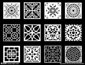 镂空雕花