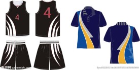 运动篮球服装 休闲服装polo