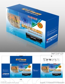 硒鼓耗材包装 展开图