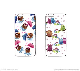 可爱猫头鹰手机壳