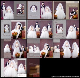 婚纱相册模板简约韩式风情